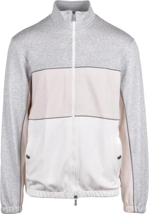 Eleventy Heren, Sweatshirts & Hoodies, Grijs, Maat: L Katoen