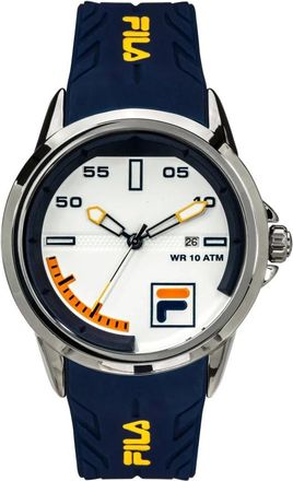Fila Herenhorloge 45 mm Siliconen Band 38-170 - Dames - Horloges - Blauw - ONE Size - Accessoires