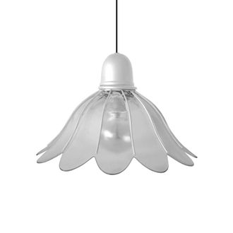 Tosel Suspensi&oacute;n vidrio blanco D21 cm
