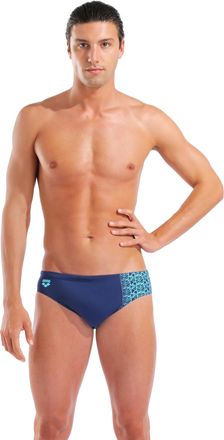 Arena Badehose ARENA M ARENA LOGO SWIM BRIEFS, Herren, Gr. 9 (XXXL), N-Gr, navy, water, Obermaterial: 100% Polyester, Badehosen Badehose