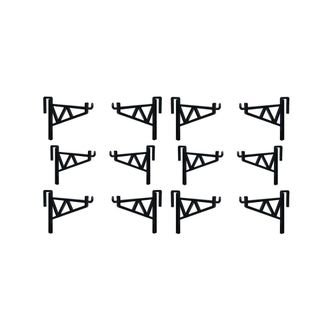 OEM Paquete De 12 Soportes Para Marcos De Colmena, Asa Para Marco, Percha Para Apicultura, Soporte Para Marcos De Abejas, Colgador De Colmena, Accesorio P