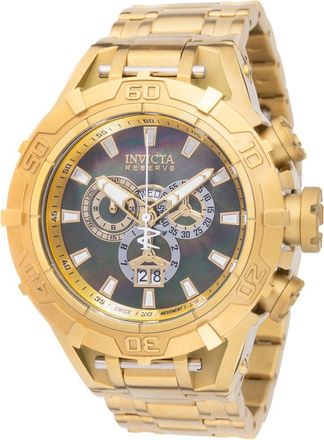 Invicta Reserve 49348 Herenhorloge - Quartz Uurwerk - Roestvrij Staal met Moeder van Parel Wijzerplaat - 54,0 mm