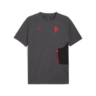 Puma T-shirt con taschino AC Milan PUMATECH da uomo, Accessori, Grigio, XXL