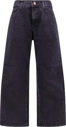 3x1 Aime Wide-leg Jeans - Dames - Loose Fit Jeans - Zwart - W28 - Katoen - Jeans