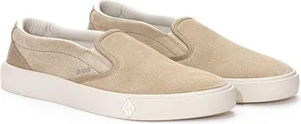 Dior Mens Beige Leather Slip-On Loafers