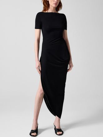 Jacquemus Womens Sole open-back asymmetrical dress