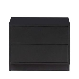 Woood Mueble de tv de madera negro peque&ntilde;o