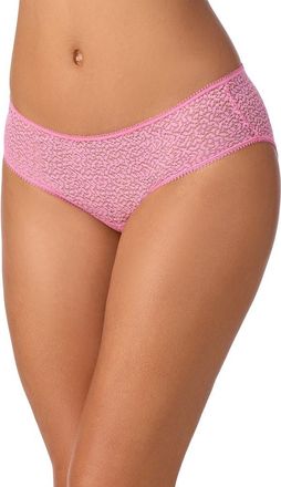 DKNY Modern Lace Hipster Panties in Cashmere Rose at Nordstrom, Size X-Large