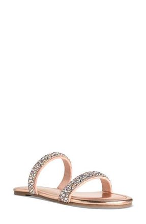 Touch Ups Trinity Slide Sandal in Rose Gold at Nordstrom, Size 5.5
