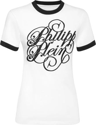 Philipp Plein T-Shirt Pure - Dames - T-shirts - Wit - XS - Katoen - Tops