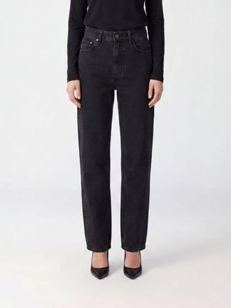 Anine Bing Jeans Hugh a gamba dritta e vita alta in denim riciclato