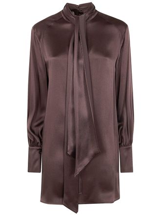 Semicouture Short Satin Dress