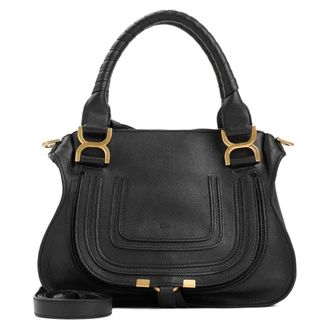 Chlo&eacute; Handbags, female, Black, Size: ONE SIZE Marcie Small Bag