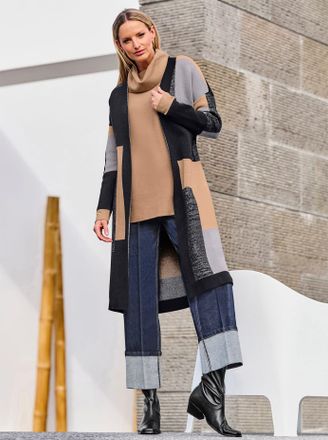 Heine Rollkragenpullover HEINE Rollkragen-Pullover, Damen, Gr. 36/38, braun (camel), 50% Viskose, 28% Polyester, 22% Polyamid, unifarben, Pullover Rollkrage