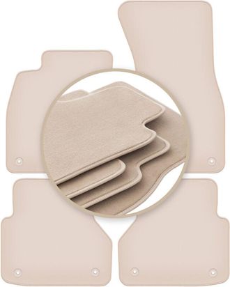 OEM Alfombrillas Premium Beige Para: Audi A7 C8 Sportback 2018