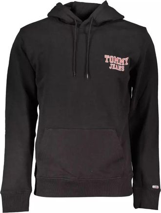 Tommy Hilfiger Mens Hoodie Dm0dm10751 - Black Cotton - Size X-Large