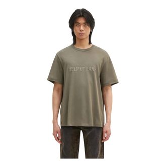 Helmut Lang Tops, Heren, Groen, 2Xl, T-Shirts