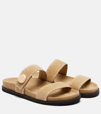Tory Burch Romy Sport suede slides