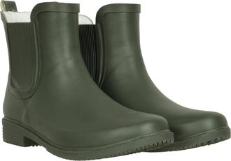 Mountain Warehouse Womens Ankle Wellies - Waterproof & Easy to clean Rainboots - Best for Autumn, Winter, Winter Hiking, Trekking, Outdoors & Walking Khaki Adult Shoe Si