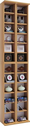 ebuy24 Madera Cd Dvd Stand Estante Gabinete Almera 183x42x20 - Vcm
