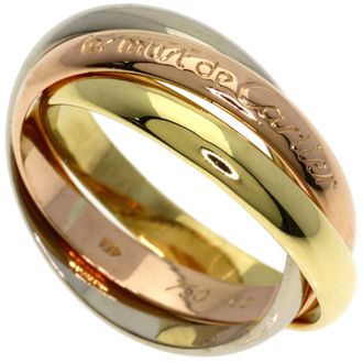 Cartier Trinity Yellow Gold (18K) Pink Gold (18K) White Gold (18K) Band Ring (Pre-Owned)
