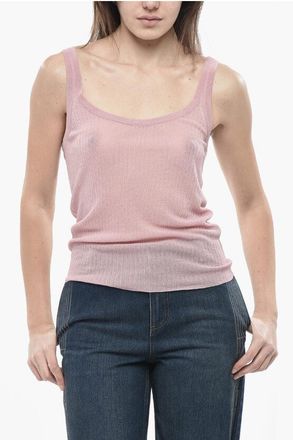Max Mara SFILATA Silk Tank Top BASTIA size L