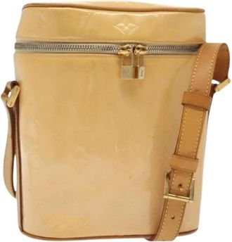 Louis Vuitton Pre-owned Louis Vuitton Lederen Tassen - Dames - Vintage Schoudertas - Beige - ONE Size - Leer - Vintage
