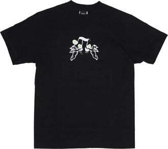 HUF Song Tee - Heren - T-shirts - Zwart - M - Katoen - Tops