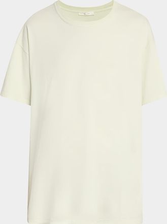The Row Nadina Oversized Short-Sleeve Top