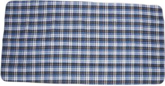 OEM Compresas Impermeables Y Lavables Para Incontinencia, Para Adultos Y Personas Mayores, Con Estampado De Cuadros Azules, 60x90 Cm, Reutilizables
