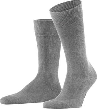 Falke Family Sustainable Cotton Socks in Light Grey Melange at Nordstrom, Size Medium