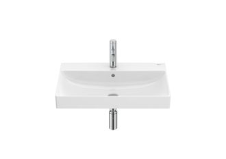 Roca Lavabo De Porcelana Mural Para Pedestal O Semipedestal Ona Roca Medidas: 650x460x160 Mm