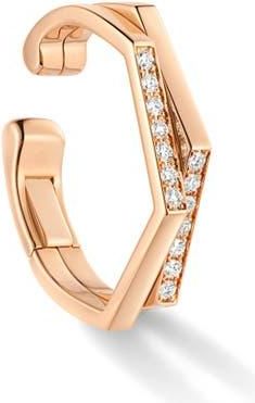 Repossi Antifer Diamond Ear Cuff in Rose Gold at Nordstrom