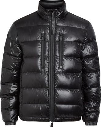 Moncler Logo-appliqu&eacute;d Padded Shell Jacket - Black - 4 (UK42 / XL)