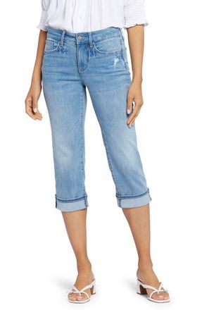 NYDJ Marilyn Cool Embrace Straight Crop Jeans in Lakefront at Nordstrom, Size 2