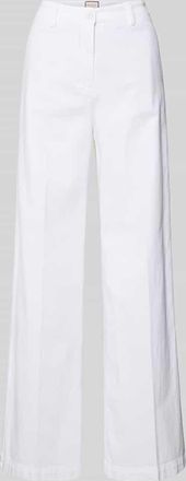 Seductive Hose mit B&uuml;gelfalten und Eingrifftaschen in Offwhite, Gr&ouml;&szlig;e 34