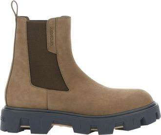 Moncler Peak City Chelsea Boots - Heren - Chelseaboots - Bruin - 45 EU - Leer - Schoenen