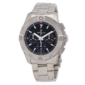 Breitling Avenger B01 44mm Chronograph Automatic Black Dial Watch AB0147101B1A1