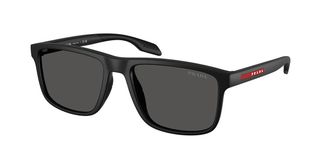 Prada PS C01S 12P08Z Mens Sunglasses Black Size 55