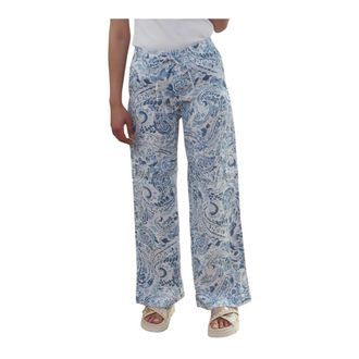 Polo Ralph Lauren Broeken - Dames - Wijde Broeken - Veelkleurig - S - Broeken