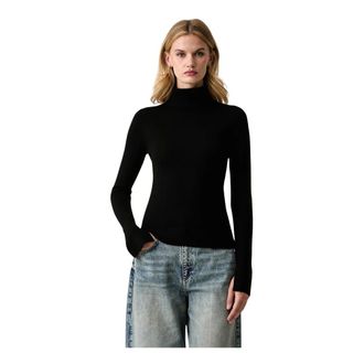 Patrizia Pepe Dolcevita Slim - - Knitwear - Donna - Nero - L