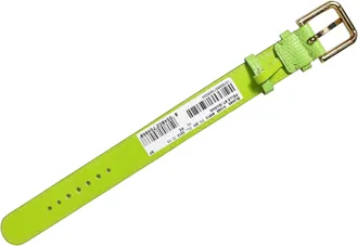 Dolce & Gabbana Textured Calf Leather Belt - Green