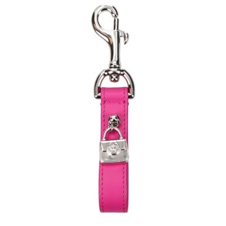 Versace Schl&uuml;sselanh&auml;nger Damen Fuchsia Leder