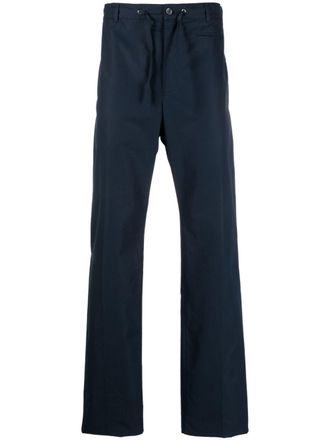 Alexander McQueen Pantaloni con coulisse - Blu