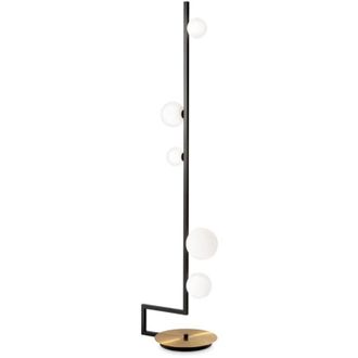 Ideal Lux Birds L&aacute;mpara De Pie Globe Negro - Ideal Lux