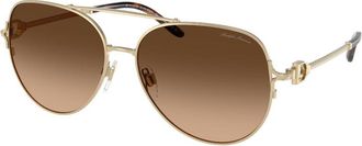 Ralph Lauren RL7087 911674 Womens Sunglasses Gold Size 59