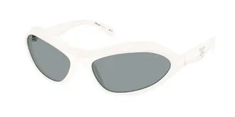 Prada PR A20S 17K3C2 Womens Sunglasses White Size 61