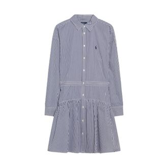 Polo Ralph Lauren Shirt Dresses, female, Multicolor, Size: M Woven Shirt Dress