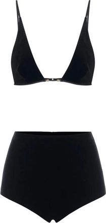 Elisabetta Franchi Triangle Bh en Short Set - Dames - Ondergoed - Zwart - XS - Ondergoed