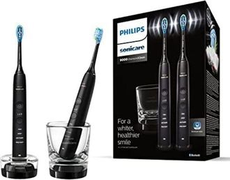 Philips DiamondClean 9000 HX9914/54 Spazzolino Elettrico Sonico Nero 4 Modalit&agrave; 2pz